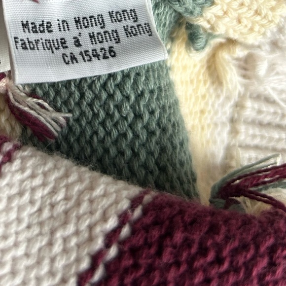 Vintage Aztec Design Cotton Sweater - made in Hong Kong - Picture 6 of 6